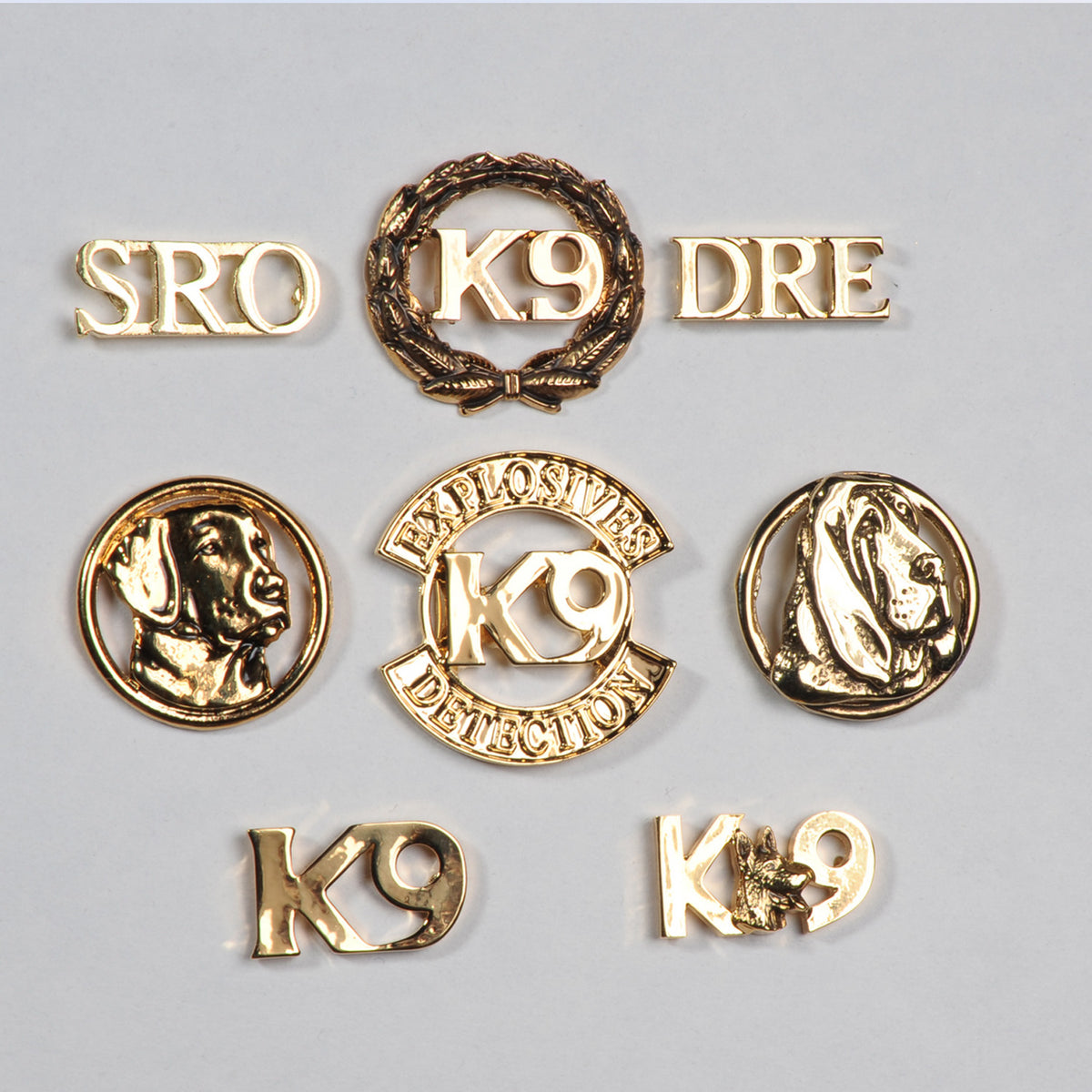 K9 Handler Pin K9 Police Uniform Collar Pins – StuartK9Products