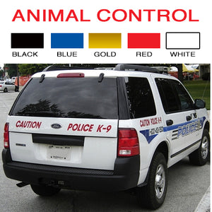 Animal Control Vinyl Vehicle Decal