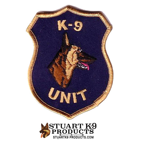 K-9 Unit Malinois Head Patch | Right Facing