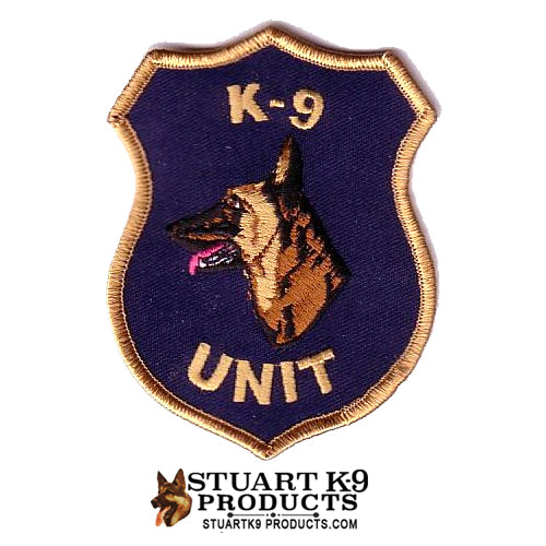 K-9 Unit Malinois Head Patch | Left Facing #2