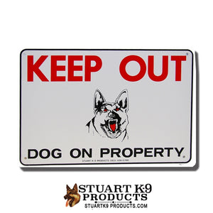 Keep Out | Dog on Property -Shepherd Head (Agressive)