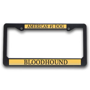K9 License Plate Frame| Americas #1 Dog -Bloodhound