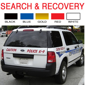 Search & Recovery | Vinyl Vehicle Decal