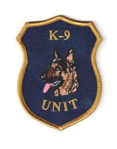 K-9 Unit German Shepherd  Head Patch | Left Facing #2